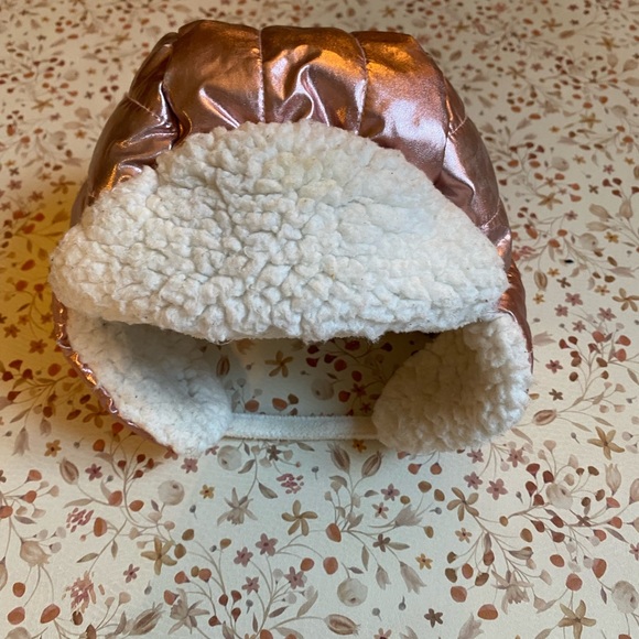 Fleece metallic aviator style Hat - Picture 3 of 4